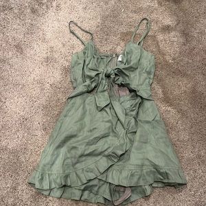 Mint Green Mini Dress